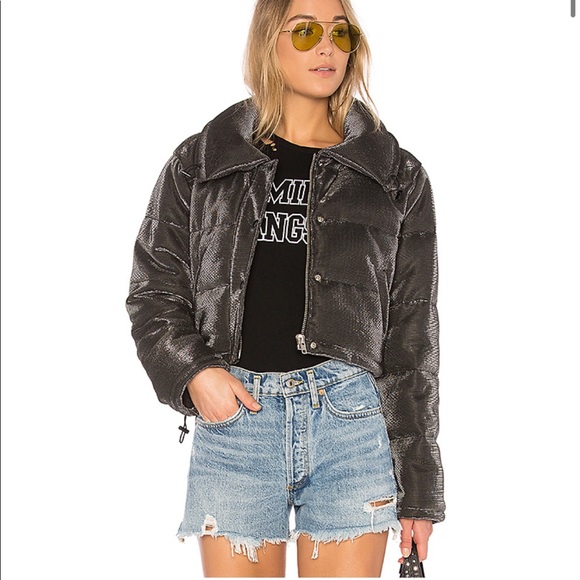 Lovers + Friends Jackets & Blazers - Lovers + Friends Dee Cropped Puffer